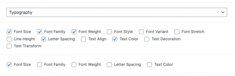 Advanced Custom Fields: Typography Field