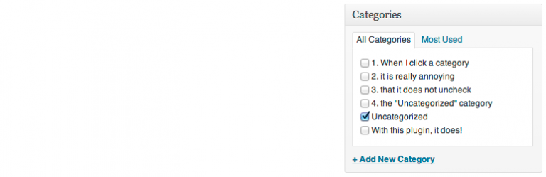 Categorized