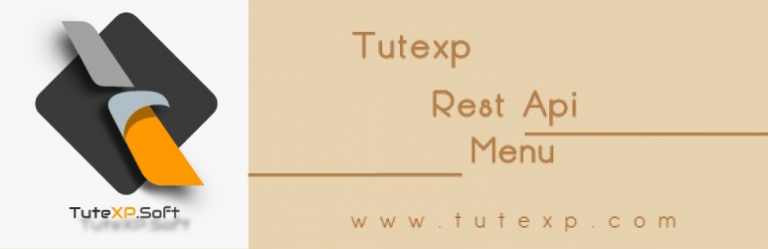 Tutexp Rest Api Menu