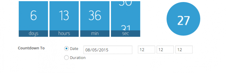 Waiting: One-click countdowns