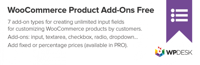 Flexible Product Fields (Product Add-ons) for WooCommerce