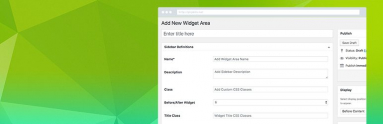 Widget Areas