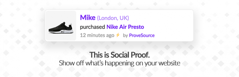 ProveSource Social Proof