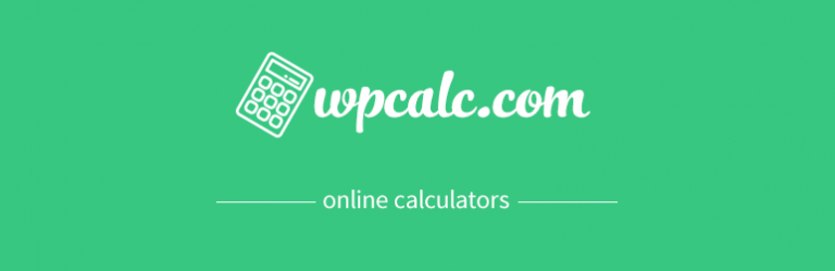 WPcalc – create any online calculators