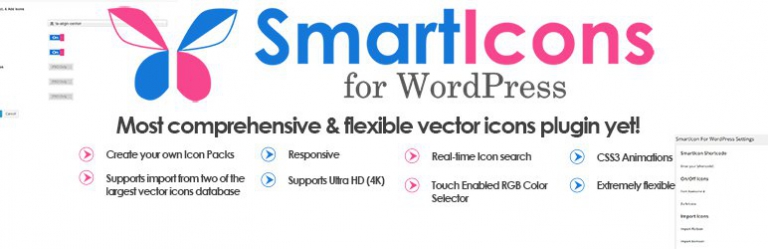 Smart Icons For WordPress