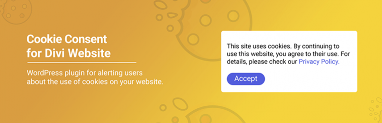Divi Cookie Consent for GDPR