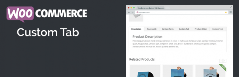 WPB Custom Tab Manager for WooCommerce