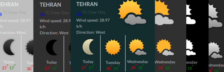 Beautiful Yahoo Weather