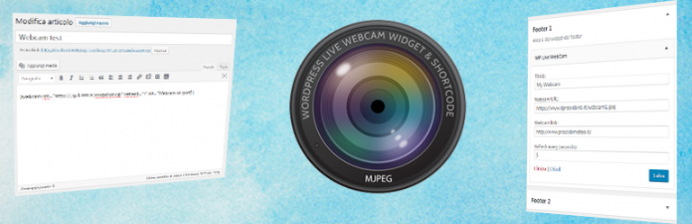 WordPress Live Webcam Widget & Shortcode