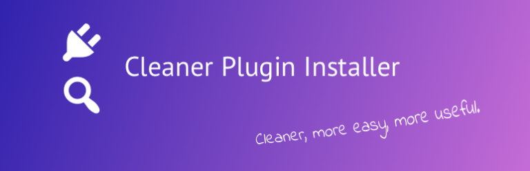 Cleaner Plugin Installer