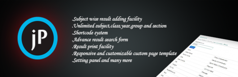 JP Students Result Management System