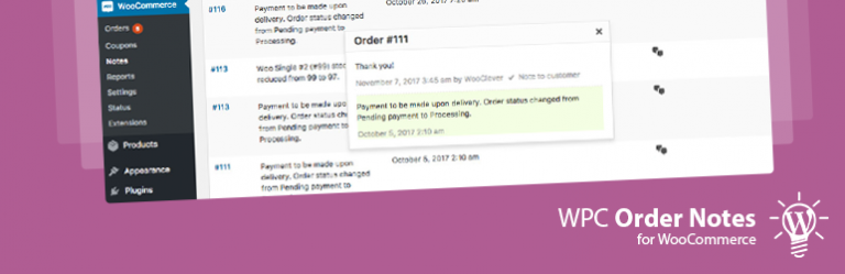WPC Order Notes for WooCommerce