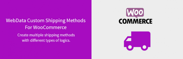 WebData Custom Shipping Methods for WooCommerce