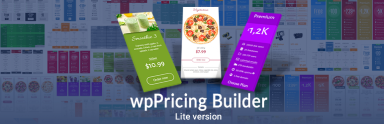 Responsive Pricing Table Builder – wpPricing Builder