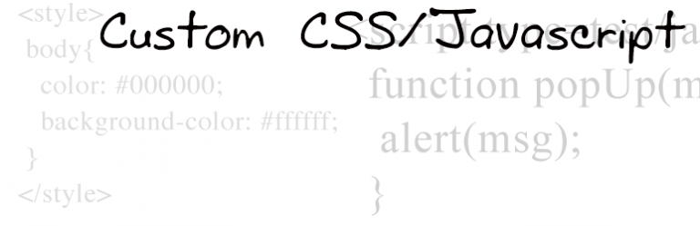 Custom CSS/JS