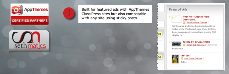 SM Sticky Featured Widget