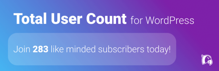 Total User Count Shortcode