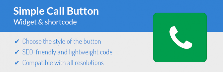 Simple Call Button – Click to Call Now Button