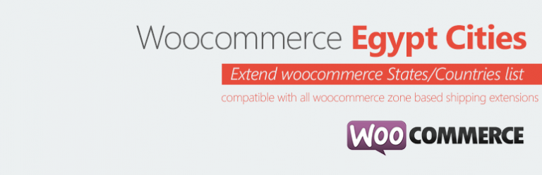 Woocommerce Egypt Citites