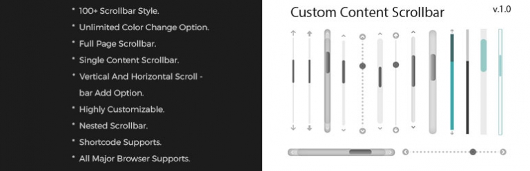 Custom Content Scrollbar