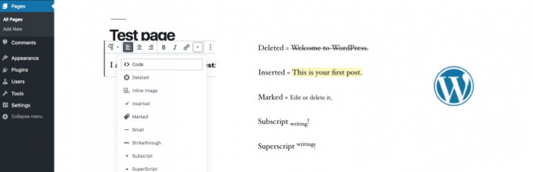 Simple HTML Rich Text for Block Editor