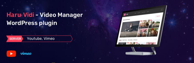 Haru Vidi – Video Manager WordPress