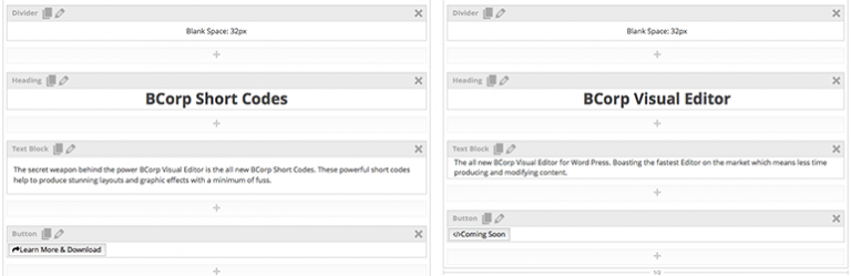 BCorp Visual Editor