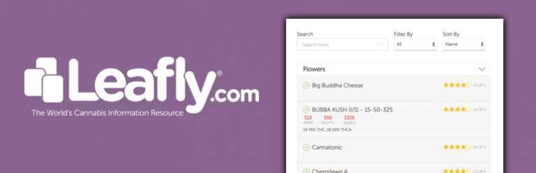 Leafly Menu for WordPress