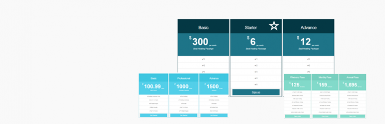 Minimal Responsive Pricing Table