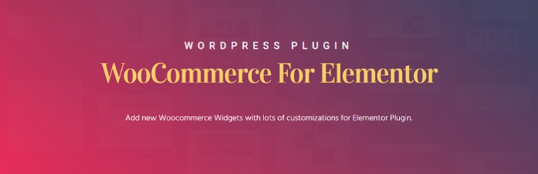 WooCommerce For Elementor