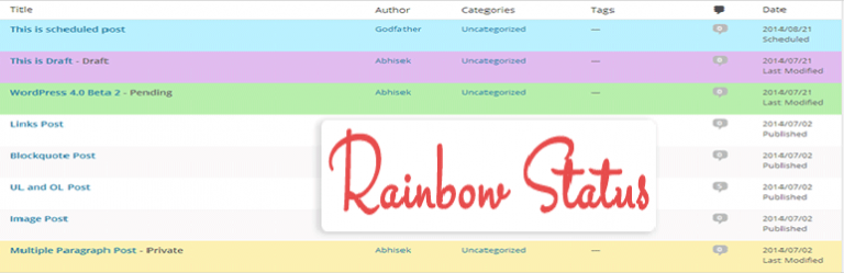 Rainbow Status