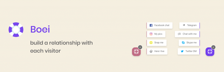 Boei – Chat with visitors via their favourite channels
