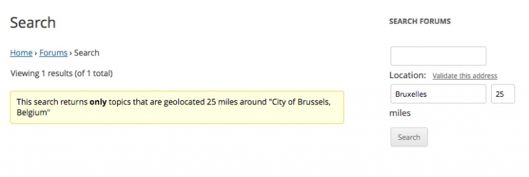 bbPress Topic Location