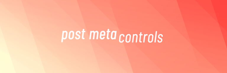 Post Meta Controls