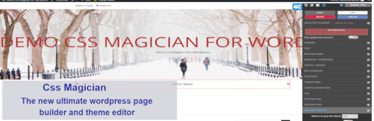 Css Magician Page Builder