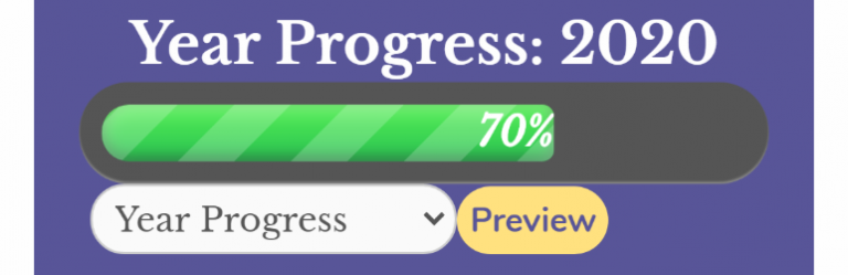 Year Progress Bar