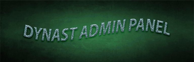 dynast admin panel