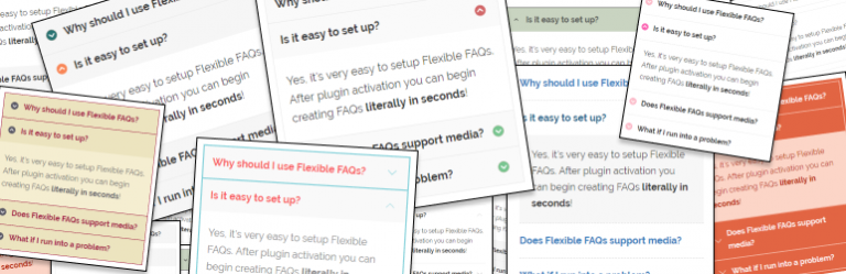 Flexible FAQs – Accordion FAQ Plugin for WordPress