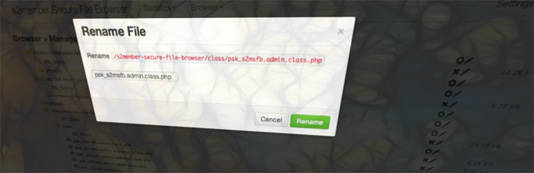 s2member Secure File Browser