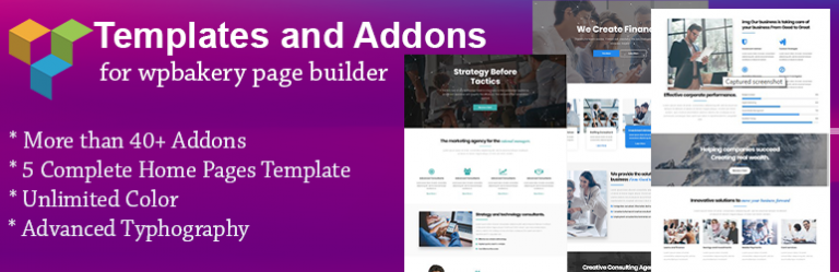 Business Template Blocks for WPBakery (Visual Composer) Page Builder