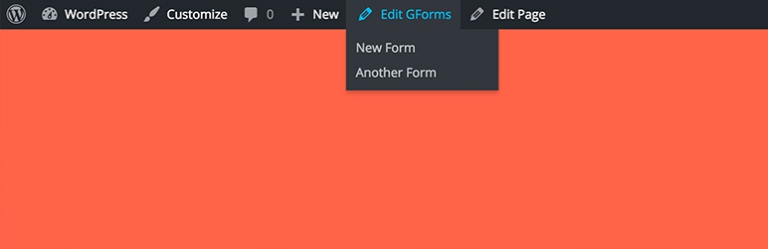 Admin Bar Edit Links for Gravity Forms