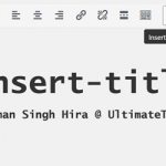 This plugin simply Insert post's or page's title in content area. If you are really&hellip;