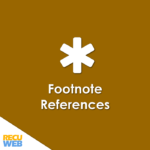 Footnote References